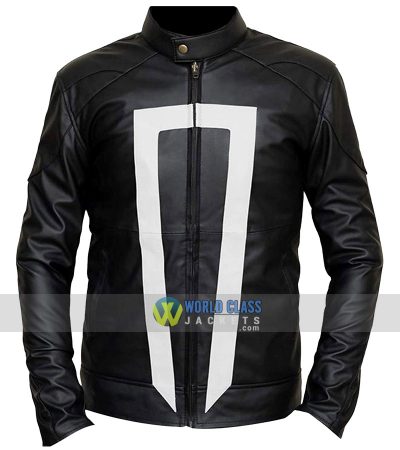 Ghost Rider Gabriel Luna Black Leather Jacket Agent Of Shield