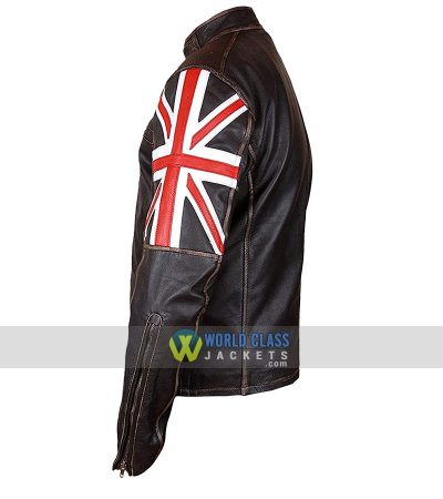 Union Jack Flag Leggings, Distressed British Flag Pants, UK Flag