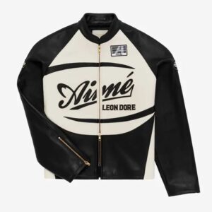 NBA Player LeBron James Aimé Leon Dore Leather Jacket