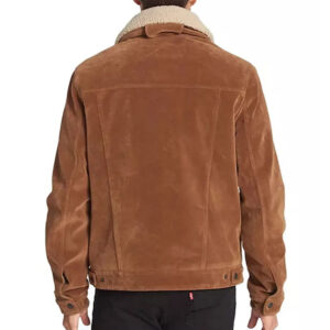 Riverdale Jughead Jones Brown Shearling Collar Leather Jacket at $90 Off