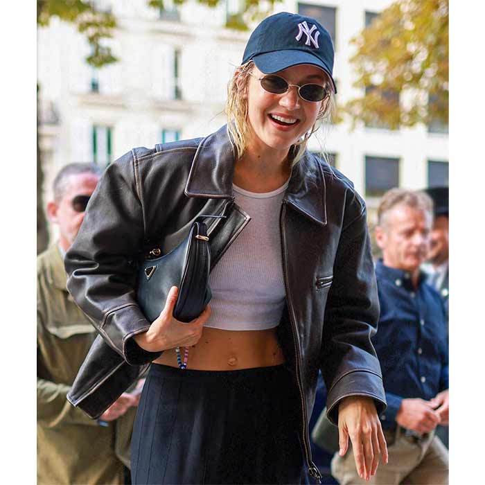 Gigi Hadid Brown Relax Fit Jacket at Discount