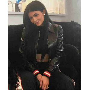 Kylie Jenner Casual Black Slim fit Jacket at Discount